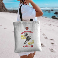 Montford Point Marines Tote Bag The Right To Fight - White - Wonder Print Shop