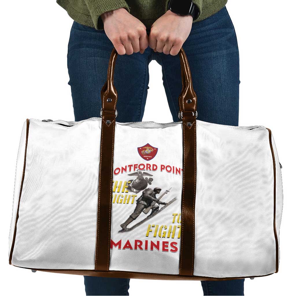 Montford Point Marines Travel Bag The Right To Fight - White - Wonder Print Shop