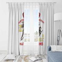 Montford Point Marines Window Curtain The Right To Fight - White - Wonder Print Shop
