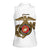 Montford Point Marines Women Sleeveless Polo Shirt The Right To Fight - White - Wonder Print Shop