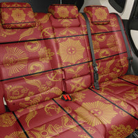 Lesotho Seanamarena Kharetsa Royal Red Back Car Seat Cover Basotho Traditional Blanket Style - Wonder Print Shop