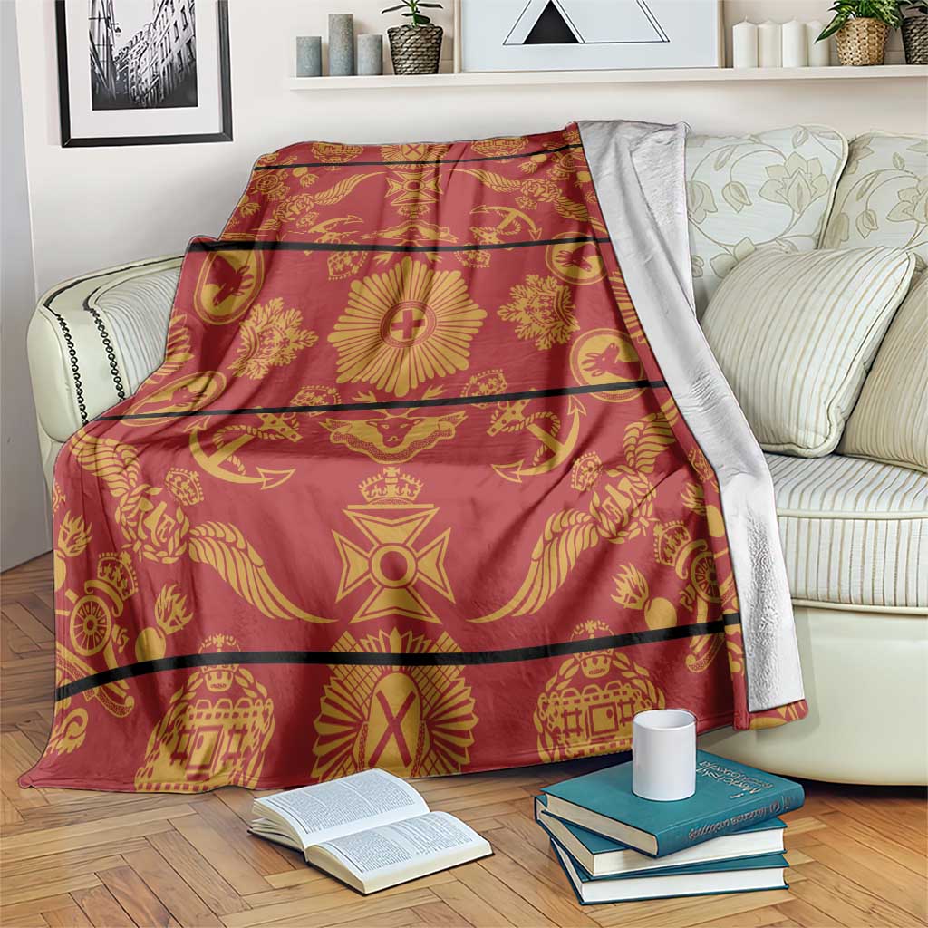 Lesotho Seanamarena Kharetsa Royal Red Blanket Basotho Traditional Blanket Style - Wonder Print Shop