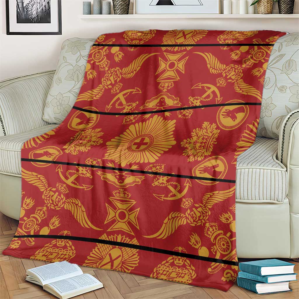 Lesotho Seanamarena Kharetsa Royal Red Blanket Basotho Traditional Blanket Style - Wonder Print Shop