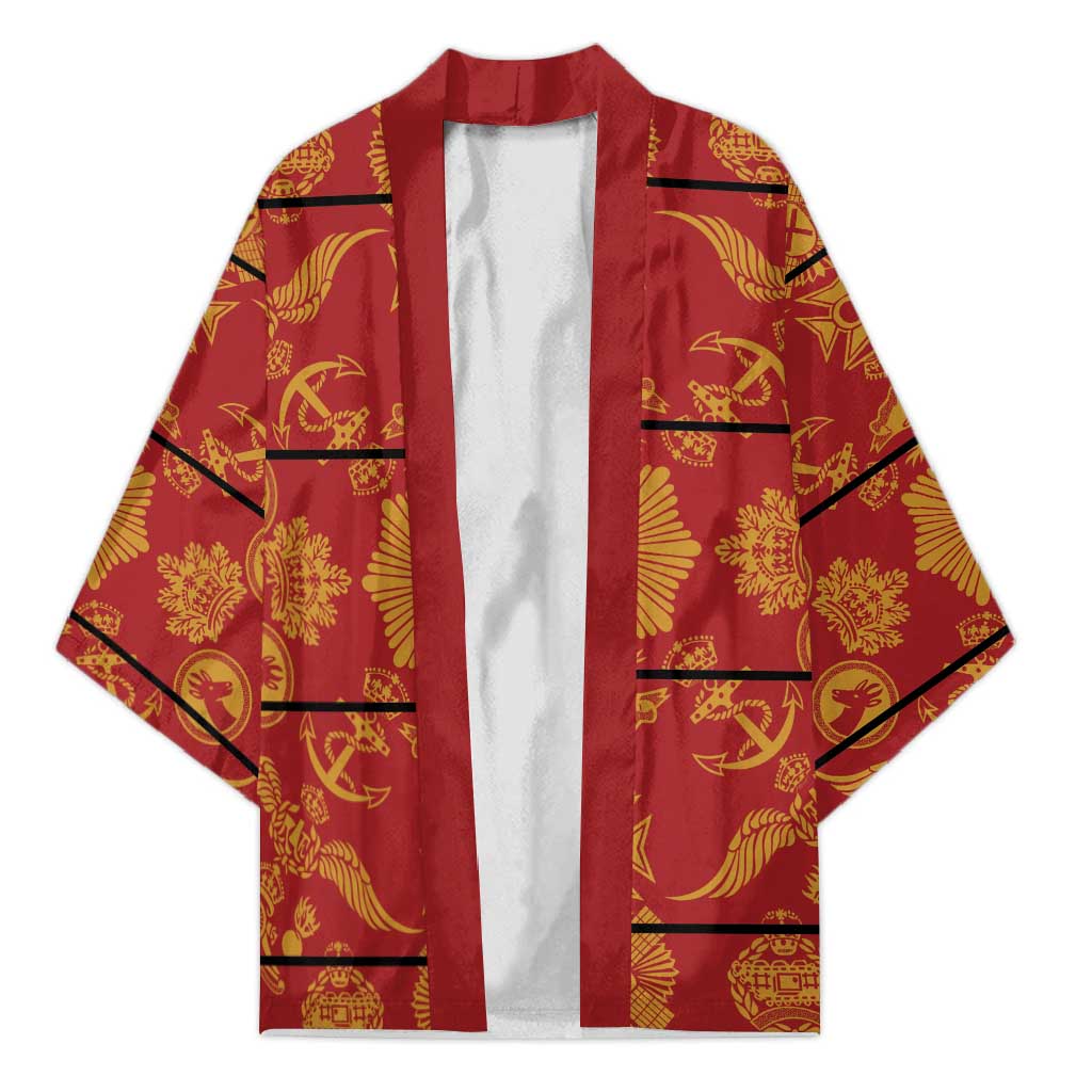 Lesotho Seanamarena Kharetsa Royal Red Kimono Basotho Traditional Blanket Style - Wonder Print Shop