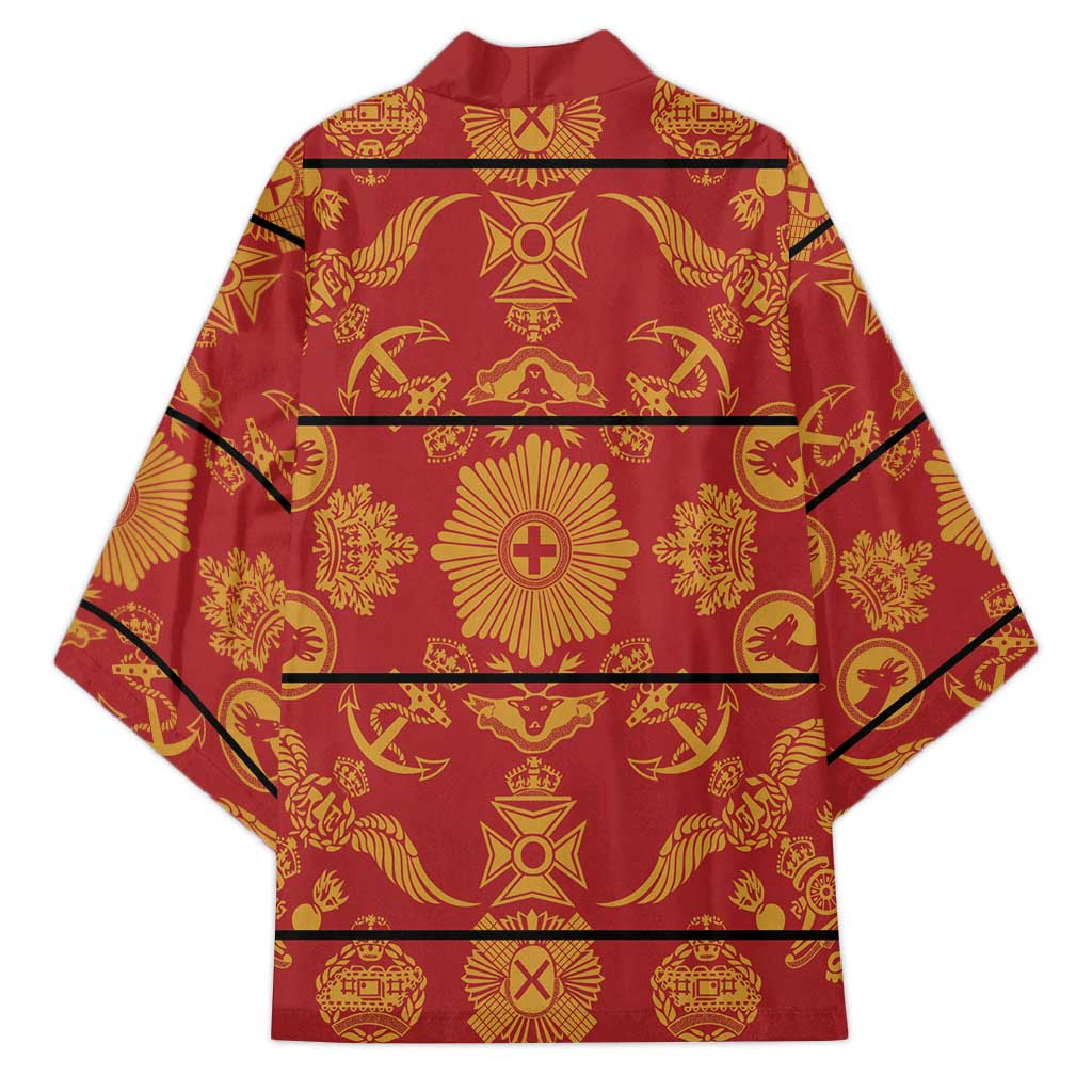 Lesotho Seanamarena Kharetsa Royal Red Kimono Basotho Traditional Blanket Style - Wonder Print Shop