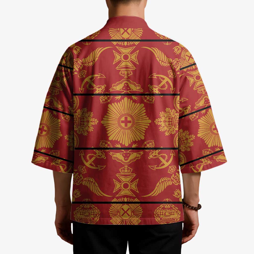 Lesotho Seanamarena Kharetsa Royal Red Kimono Basotho Traditional Blanket Style - Wonder Print Shop