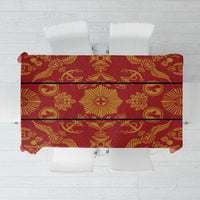 Lesotho Seanamarena Kharetsa Royal Red Tablecloth Basotho Traditional Blanket Style - Wonder Print Shop