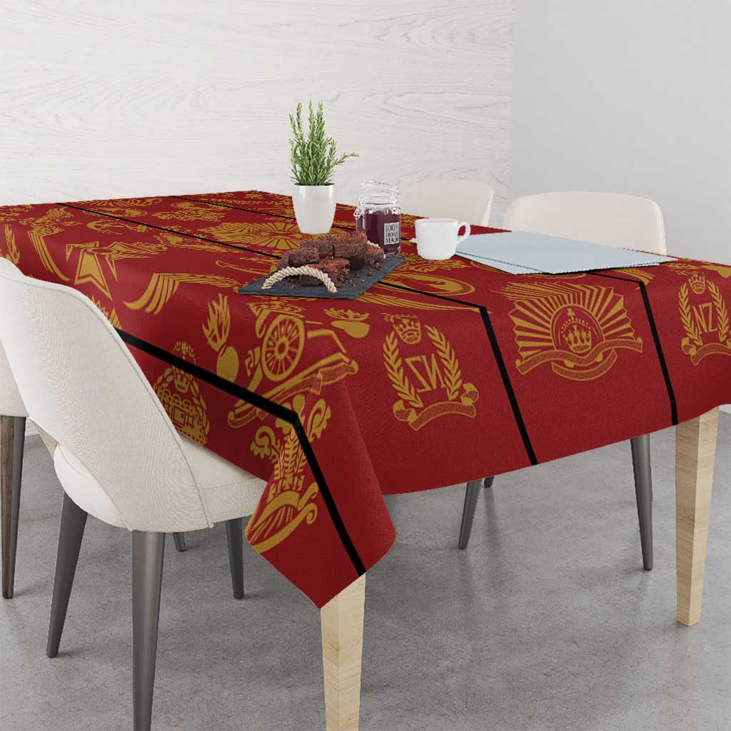 Lesotho Seanamarena Kharetsa Royal Red Tablecloth Basotho Traditional Blanket Style - Wonder Print Shop