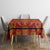 Lesotho Seanamarena Kharetsa Royal Red Tablecloth Basotho Traditional Blanket Style - Wonder Print Shop