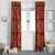 Lesotho Seanamarena Kharetsa Royal Red Window Curtain Basotho Traditional Blanket Style - Wonder Print Shop