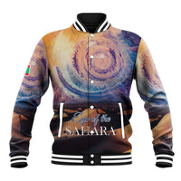 Mauritania Richat Structure Baseball Jacket Eyes of the Sahara - Wonder Print Shop