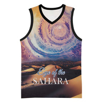 Mauritania Richat Structure Basketball Jersey Eyes of the Sahara - Wonder Print Shop