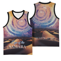Mauritania Richat Structure Basketball Jersey Eyes of the Sahara - Wonder Print Shop