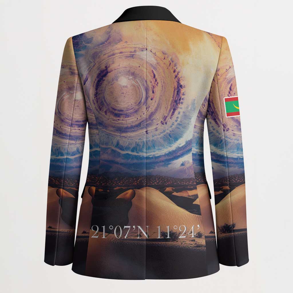 Mauritania Richat Structure Blazer Eyes of the Sahara - Wonder Print Shop
