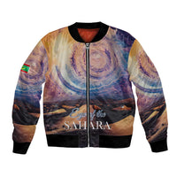 Mauritania Richat Structure Bomber Jacket Eyes of the Sahara - Wonder Print Shop
