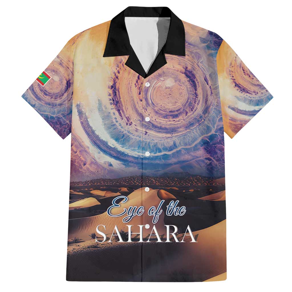 Mauritania Richat Structure Hawaiian Shirt Eyes of the Sahara - Wonder Print Shop