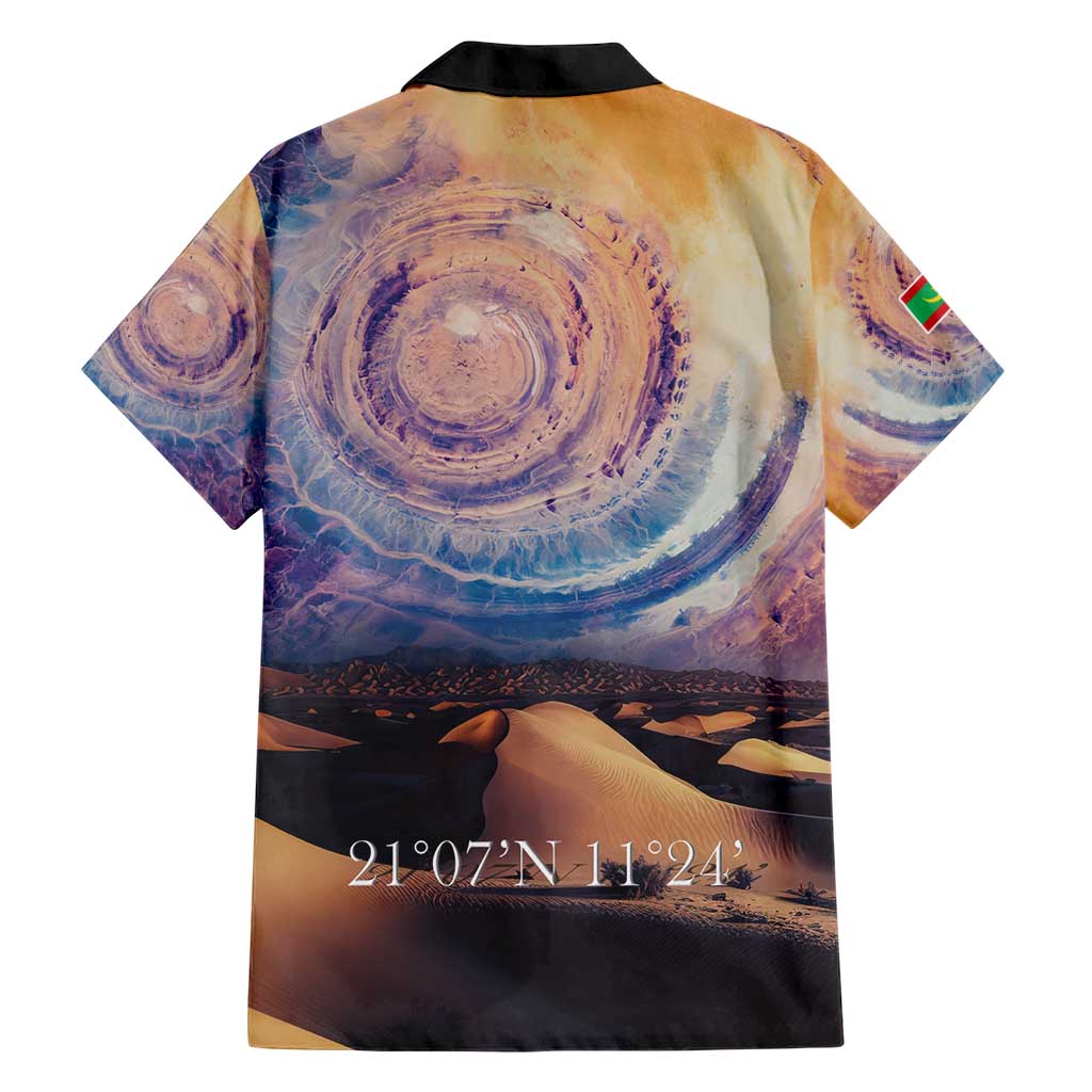 Mauritania Richat Structure Hawaiian Shirt Eyes of the Sahara - Wonder Print Shop