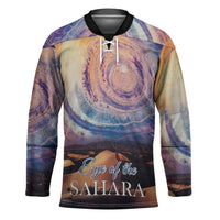 Mauritania Richat Structure Hockey Jersey Eyes of the Sahara - Wonder Print Shop