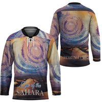 Mauritania Richat Structure Hockey Jersey Eyes of the Sahara - Wonder Print Shop