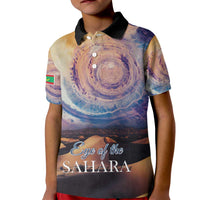 Mauritania Richat Structure Kid Polo Shirt Eyes of the Sahara - Wonder Print Shop