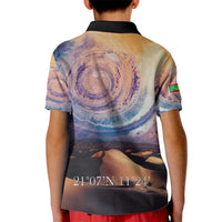 Mauritania Richat Structure Kid Polo Shirt Eyes of the Sahara - Wonder Print Shop