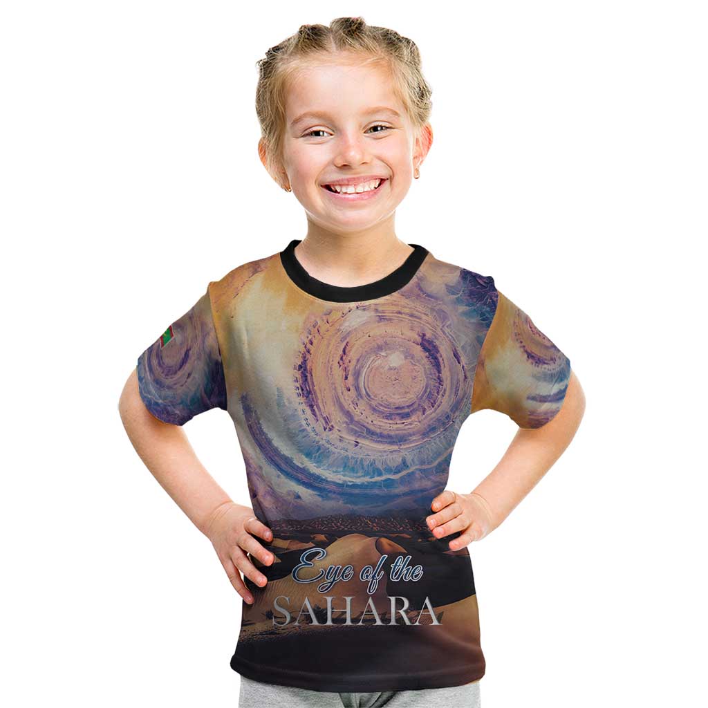Mauritania Richat Structure Kid T Shirt Eyes of the Sahara - Wonder Print Shop
