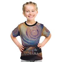 Mauritania Richat Structure Kid T Shirt Eyes of the Sahara - Wonder Print Shop