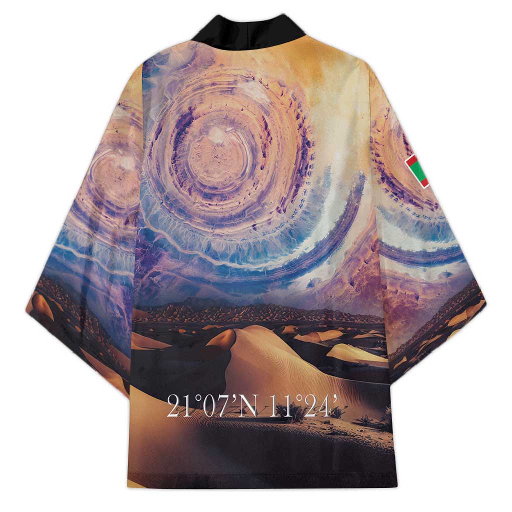 Mauritania Richat Structure Kimono Eyes of the Sahara - Wonder Print Shop