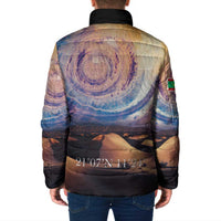 Mauritania Richat Structure Padded Jacket Eyes of the Sahara - Wonder Print Shop