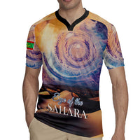 Mauritania Richat Structure Rugby Jersey Eyes of the Sahara - Wonder Print Shop