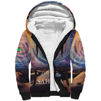 Mauritania Richat Structure Sherpa Hoodie Eyes of the Sahara - Wonder Print Shop