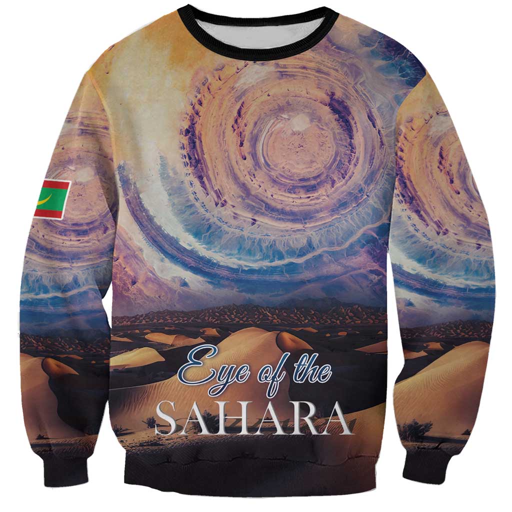Mauritania Richat Structure Sweatshirt Eyes of the Sahara - Wonder Print Shop