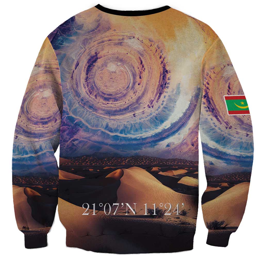 Mauritania Richat Structure Sweatshirt Eyes of the Sahara - Wonder Print Shop