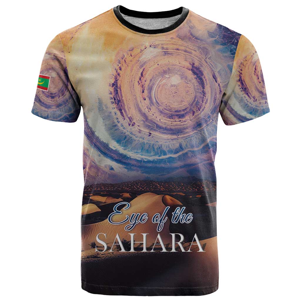 Mauritania Richat Structure T Shirt Eyes of the Sahara - Wonder Print Shop