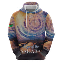 Mauritania Richat Structure Zip Hoodie Eyes of the Sahara - Wonder Print Shop