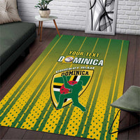Custom Dominica Cricket Area Rug Sporty Style - Wonder Print Shop