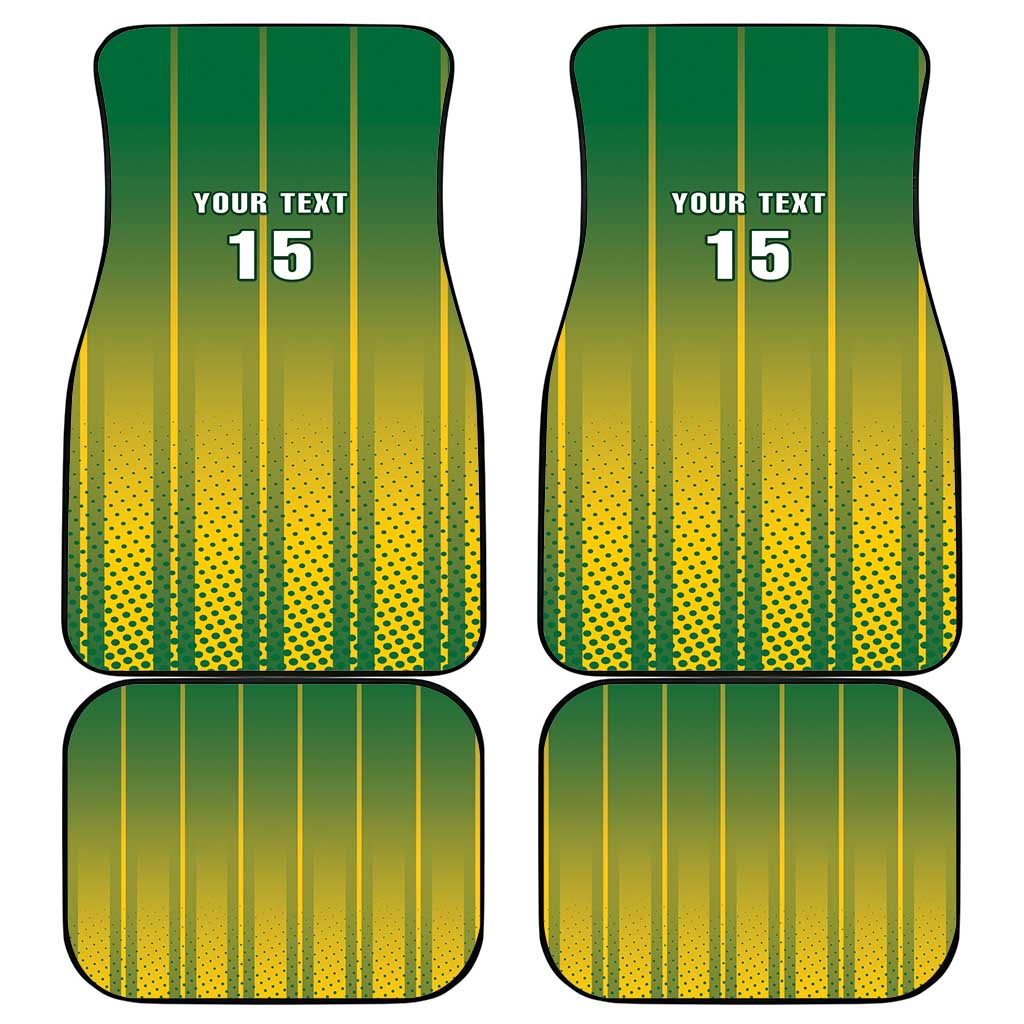 Custom Dominica Cricket Car Mats Sporty Style - Wonder Print Shop