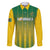 Custom Dominica Cricket Family Matching Puletasi and Hawaiian Shirt Sporty Style - Wonder Print Shop