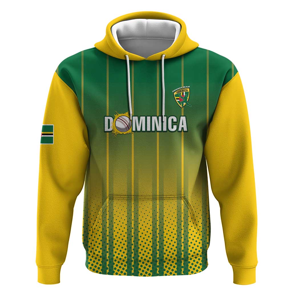 Custom Dominica Cricket Hoodie Sporty Style - Wonder Print Shop