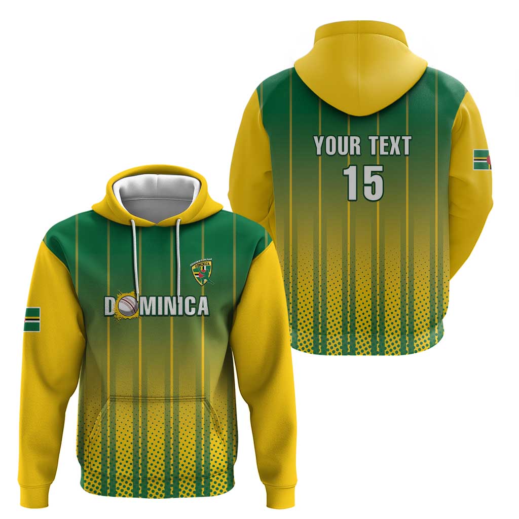 Custom Dominica Cricket Hoodie Sporty Style - Wonder Print Shop