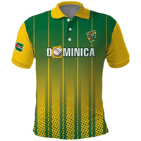 Custom Dominica Cricket Polo Shirt Sporty Style - Wonder Print Shop