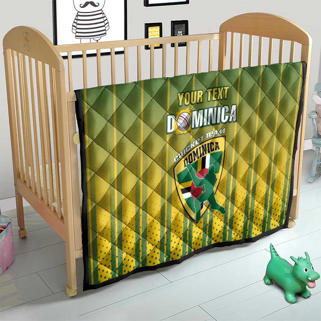 Custom Dominica Cricket Quilt Sporty Style - Wonder Print Shop