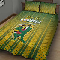 Custom Dominica Cricket Quilt Bed Set Sporty Style - Wonder Print Shop