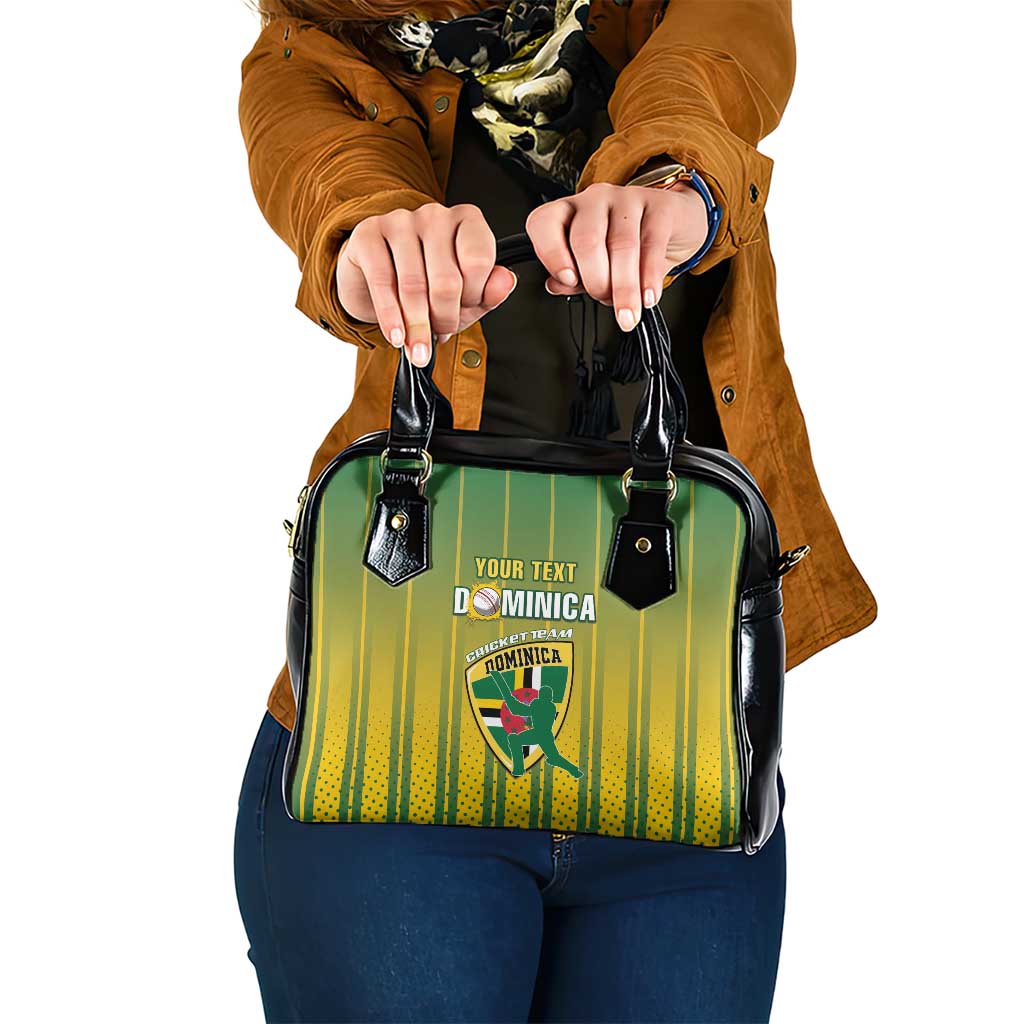 Custom Dominica Cricket Shoulder Handbag Sporty Style