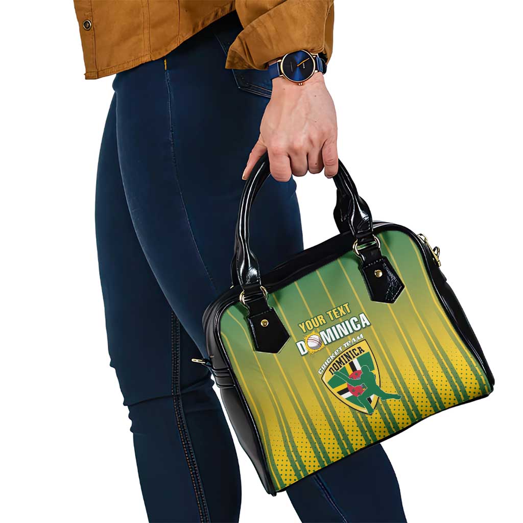 Custom Dominica Cricket Shoulder Handbag Sporty Style