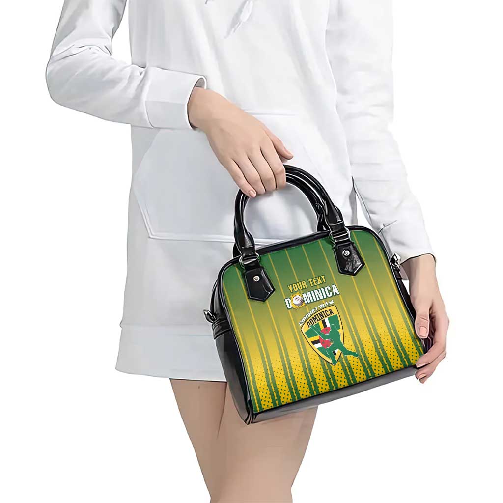 Custom Dominica Cricket Shoulder Handbag Sporty Style