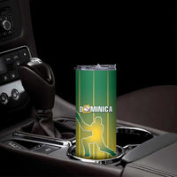 Custom Dominica Cricket Skinny Tumbler Sporty Style - Wonder Print Shop