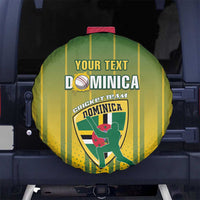 Custom Dominica Cricket Spare Tire Cover Sporty Style - Wonder Print Shop