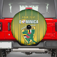 Custom Dominica Cricket Spare Tire Cover Sporty Style - Wonder Print Shop