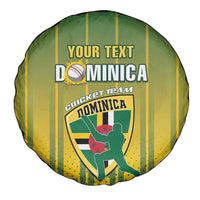 Custom Dominica Cricket Spare Tire Cover Sporty Style - Wonder Print Shop
